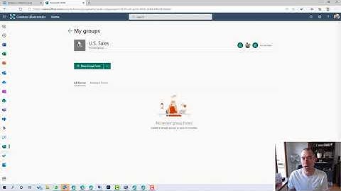 How to create Group Forms with Microsoft Forms and also how to move personal forms to group forms