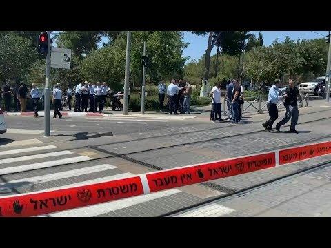 Scene of stabbing attack in Jerusalem | AFP