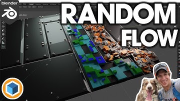 Easy Paneling, Screws, and Bolts in Blender with RANDOM FLOW!