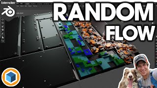 Easy Paneling, Screws, and Bolts in Blender with RANDOM FLOW!