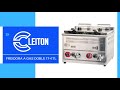 Vídeo: Freidora Industrial a Gas Natural Doble 15+15 Litros Sobremesa Cleiton