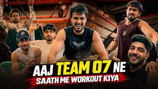 AAJ TEAM07 SAATH MAIN WORKOUT KIYE | @ShadanFarooqui vlog