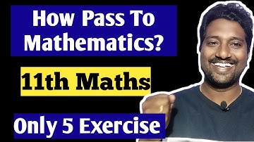 11thMaths|How to get a pass mark in 11th Maths?|Easy way to get pass mark in 11th maths|VincentInfo