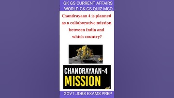Chandrayaan 4 is Planned Mission | Chandrayaan3 | Isro #chandrayaan3 #isro #shortvideo #shorts #gk