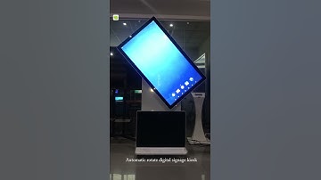 Automatic rotate digital signage kiosk shiningltd