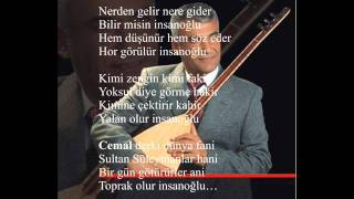 Cemal Öztaş - İnsanoğlu - Söz - Müzik:cemal Öztaş