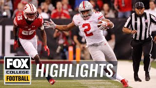 Ohio State vs Wisconsin | Highlights | FOX COLLEGE FOOTBALL