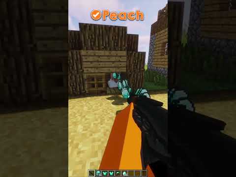 Köylüler için VERGİ vakti #peach #shorts #minecraft