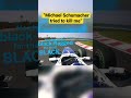 “Michael Schumacher tried to kill me”