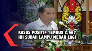 Soroti Rekor Kasus Corona Tembus 2.657, Jokowi: Ini Sudah Lampu Merah Lagi!