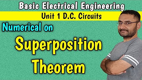 Numerical on Superposition  Theorem (Unit 1 DC circuits) BEE