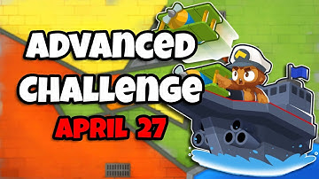 BTD6 Advanced Challenge | 3 Towers vs 1 Moab | 27.04.2023