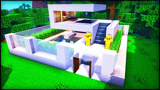 Minecraft Vacation Modern House How To Build A Modern Mansion In Minecraft Tutorial