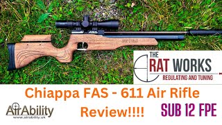 81. Chiappa FAS - 611 Rat Works Edition. A real air rifle benchrest CONTENDER! *  REVIEW *