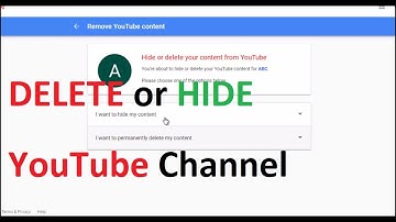 Hide or Delete Your Youtube Channel | Step by Step Guide