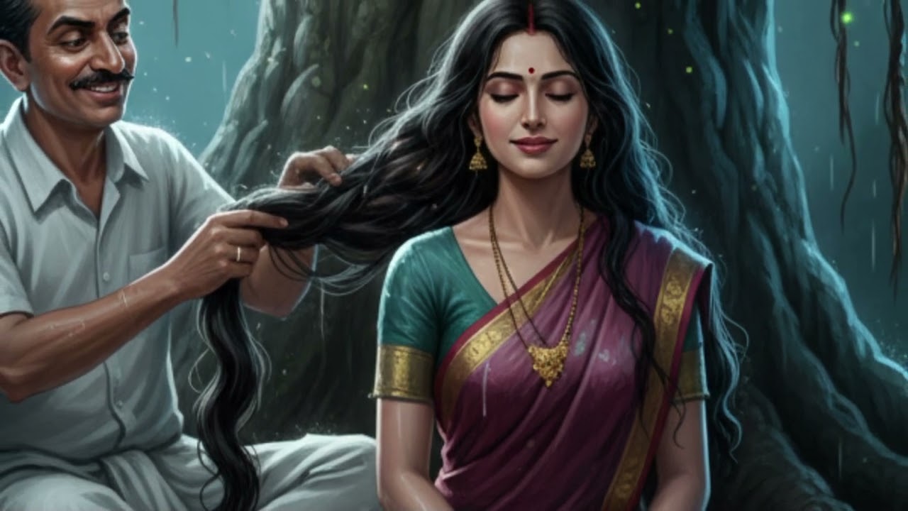 নাপিত ও মানুষ খেপো পেত্নী। 