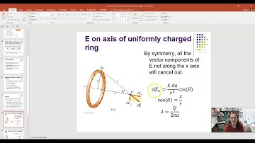 Electric field of continuous charge distributions