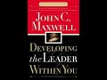 Pt 6  Chapter 5 - Problem Solving -  Developing the Leader Within You by John C  Maxwell