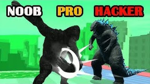 NOOB vs PRO vs HACKER In KAIJU RUN!? (ALL LEVELS!) | Pinker Lab