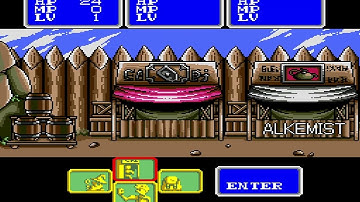 Shining in the Darkness - Demo Play and Menu