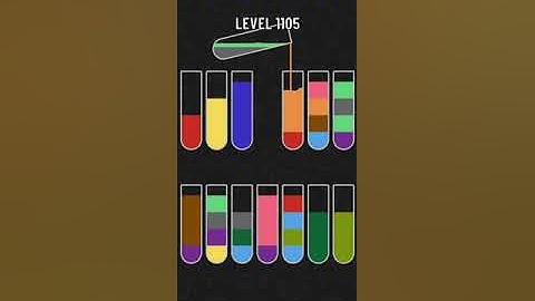 water sort puzzle - level 1105
