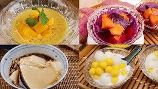 How to make 4 Malaysian desserts Recipe: Mango sago /Tau Fu Fa/Sweet Potato Sago / Tang Yuan by Shadajie Kitchen 傻大姐美食厨房 16,303 views 1 month ago 24 minutes