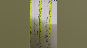 NDA 2 2021 Most Important Topic ! special Matrices Part 2 ! Nilpotent Matrix . #nda #airforce