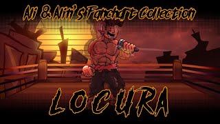 FNF:Locura Fanchart (BOT GAMEPLAY) || @aliinthedarkness3527 & Alins Fanchart Collection ||