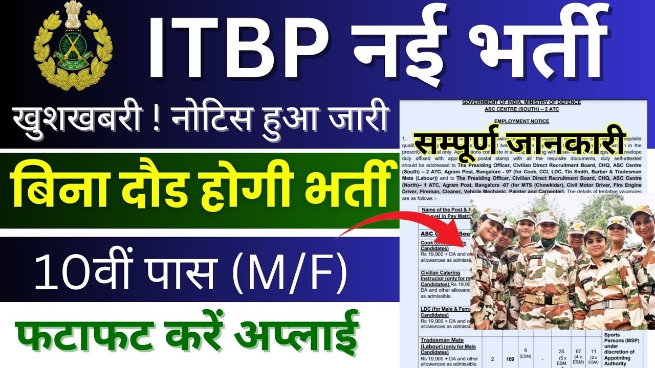 ITBP Recruitment 2023 ITBP HC Vacancy 2023 ITBP Bharti 2023 ITBP itbp-recruitment-2023-itbp-hc-vacancy-2023-itbp-bharti-2023-itbp