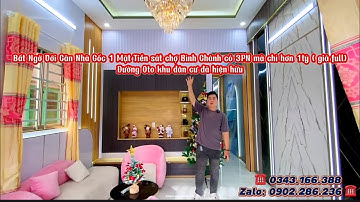 Quá Rẻ Với Căn Gốc 2 Mặt Tiền sát Chợ Bình Chánh mà có 3PN đường Oto chỉ hơn 1Tỷ có Sổ Hồng Riêng 