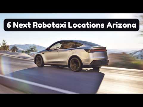 Tesla RoboTaxi Heads to Arizona: Confirmed Launch and Potential Next Cities