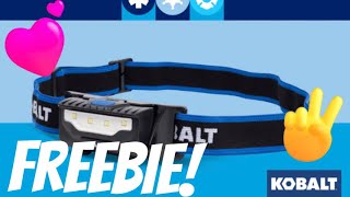 RUN!! Free Kobalt Headlamp @ Lowe’s 💙 #loweshomeimprovement #freebie