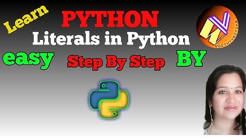 Literals in Python