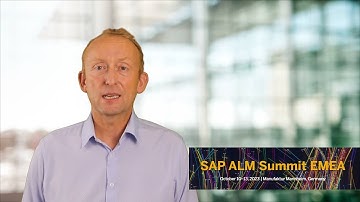 SAP ALM Summit EMEA 2023: All About SAP Cloud ALM