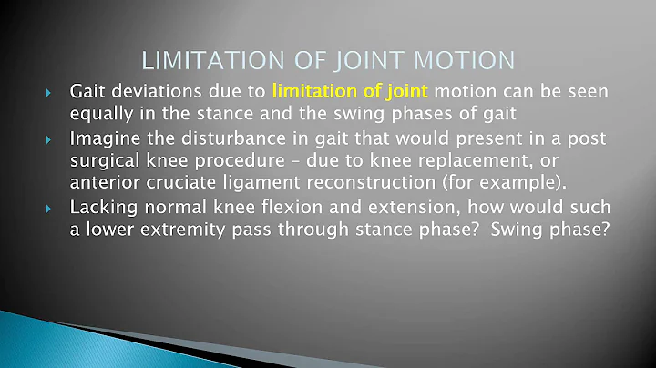 Causes of Gait Disturbances Perry J. Carpenter DC QME, www.ezqmeceu.com