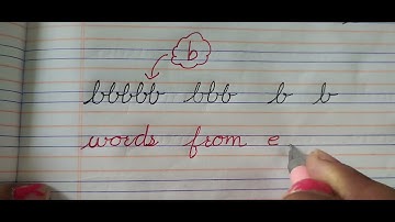 Cursive writing for beginner Lesson 9 ll Words Practice ll Cursive Hand writing ll Cursive letter