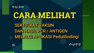 Cara cek hasil test swab/PCR - Covid 19