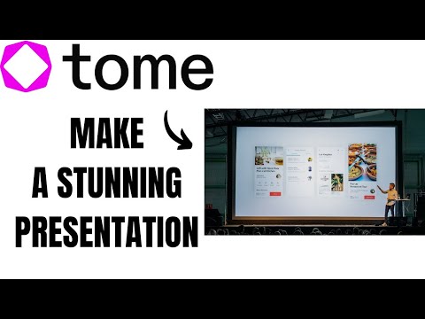 How to Make a Presentation with Tome.app - Tome AI Tutorial (Make AI Presentations)