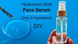 Only 3 Ingredient Hyaluronic Acid Serum To Moisturise And Hydrate The Skin
