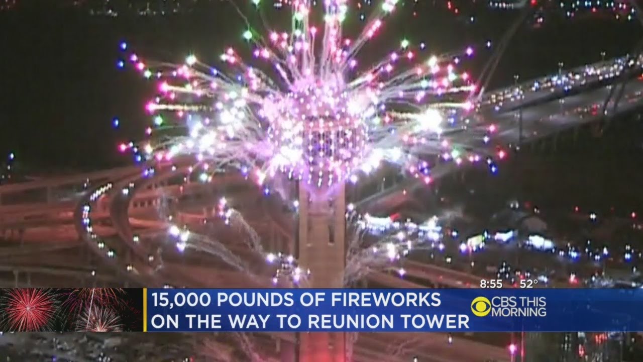 15,000 Pounds Of Fireworks To Light Up Reunion Tower On New Year's