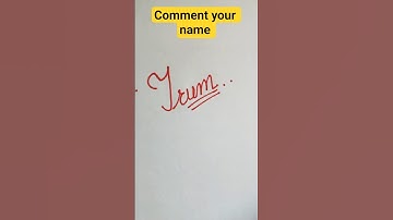 ✨ Cursive Name Art | Stylish Name Writing in Cursive | Calligraphy for Beginners #shorts #Irum