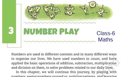 Page 55, 56, 57, 58 / Number Play/ Class-6 Maths NCERT Ganita Prakash Chapter-3 Solution Explanation