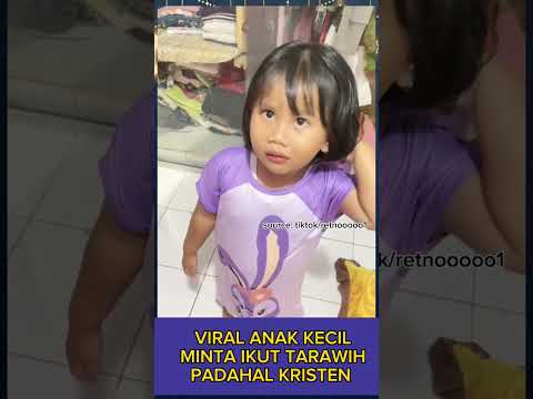 Viral Anak Kecil Ingin Ikut Tarawih Padahal Kristen #trendingshorts #ramadhan #puasa