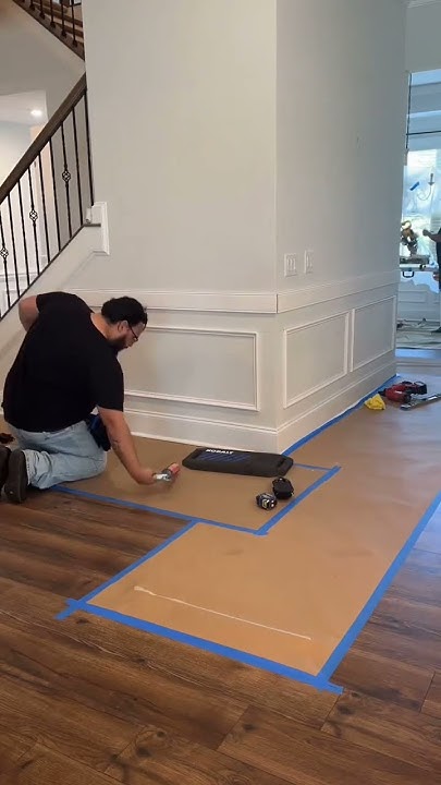 Имитация стеновых панелей с помощью молдингов🔥ЭТО КРАСИВО!! #diy # ...