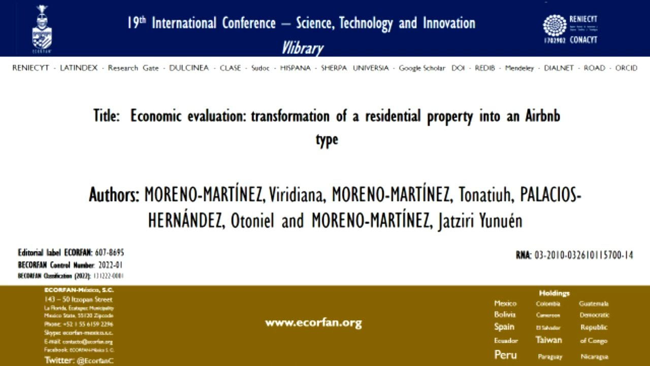 Economic evaluation: transformation of a residential property into an Airbnb type