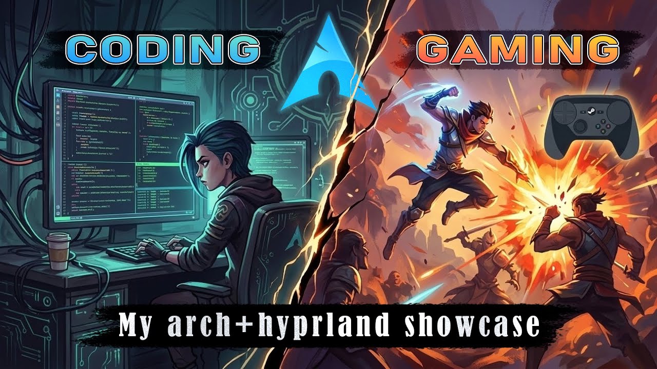 From Coding to Gaming — My Arch Linux Setup - YouTube