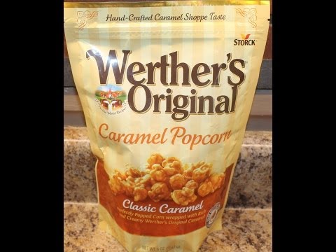 Werther's Original: Caramel Popcorn Food Review