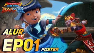 Ep01 | BoBoiBoy Galaxy Baraju Episode Poster Terbaru Part 1