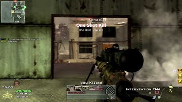 Triple feed Wall Bang mw2 [INTERVENTION]