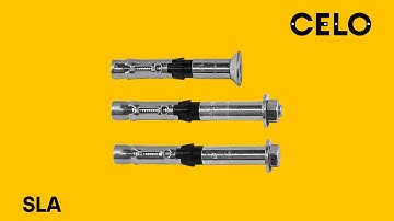 How to anchor steel beams earthquake-proof? Heavy duty anchor SLA for concrete